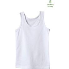 Blackspade Erkek Çocuk Organik Atlet 9400 - Beyaz