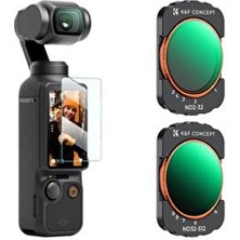 K&F Concept Magnetic Variable Nd2-32 + ND32-512 Filter ( Djı Osmo Pocket 3 Combo Uyumlu )