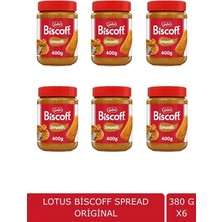 Lotus Biscoff Creamy Sürülebilir Krem 400 G X6 – Karamelize Bisküvi Lezzetli Avantaj Seti