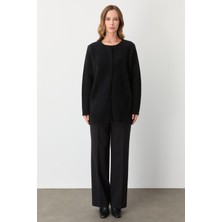 Mutlu Ertan Kadın Merow Hırka Siyah 20289