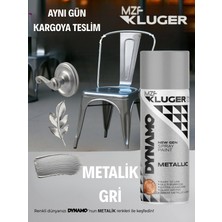 Mzf Kluger Sprey Boya Metalik Gri