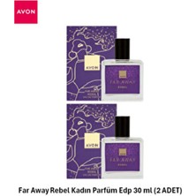 Avon Far Away Rebel Kadın Parfüm Edp 30 ml (2 Adet)