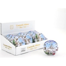 Tuncel Store Taşlı Istanbul Tasarımı El Aynası Kalın ALK2492