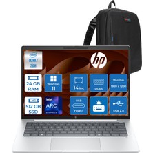 Hp Elitebook 8G1I Intel Ultra7 255H 24GB Ddr5 512GB SSD Intel® Arc™ 140T Gpu Wuxga (1920X1200) IPS 300NIT WIN11PRO Taşınabilir Bilgisayar AD3S5ETP07+ZETTAÇANTA