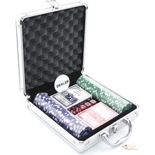 Tuncel Store Metal Çantalı 100 Chipli Poker Oyunu ALK1495