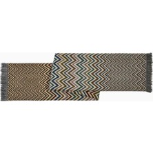 Missoni Antwan Brown Zigzag Desenli Yün-Akrilik Throw