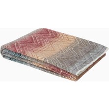 Missoni Marea Throw Wool-Blend Renkli Yün Kaşmir Püsküllü