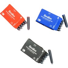 Scrikss Dolma Kalem Kartuşu Siyah & Mavi & Kırmızı ( 3'lü Paket )