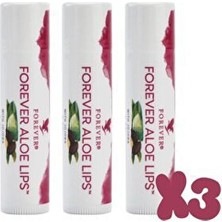  living aloe lips dudak koruyucu bakımı ve nemlendirici krem - 3 adet