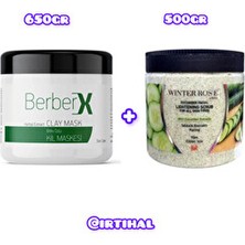 İrtihal 1 Adet Berberx Bitki Özlü Kil Maskesi + 1 Adet Winter Rose Salatalık Ekstraktlı Kumlu Maske Peeling