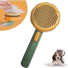 Selfbuysell Plastik Yeşil Evcil Hayvan Bakım  Pet Fırçası Çok Amaçlı Pet Fırçası Yeşil (5324)