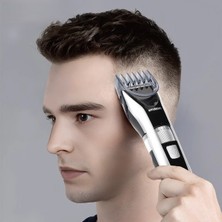 Selfbuysell Şarjlı Ayarlanabilir Başlıklı Saç Sakal Traş Makinesi