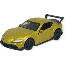 Çek Bırak Metal Küçük Arabalar 8 cm - 6411A-13 - Altın (Lisinya)