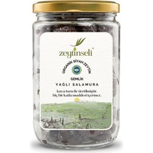 Zeytinseli Organik Siyah Zeytin 450 gr