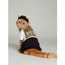 Kemique Leo Paw Kedi Tulumu & Bere Takımı | Penye Kumaş | Tüy Dökülmesini Azaltır