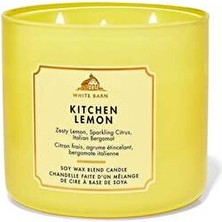 Bath & Body Works Kitchen Lemon Büyük Mum 411 G