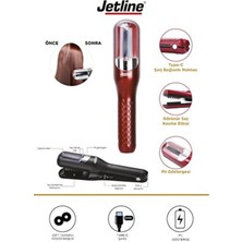 Jetline Saç Kırığı Kırık Alma Makinesi Profosyonel Seri Şarjlı Kablosuz Teknoloji