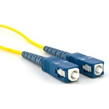 Rubu 20 Metre Fiber Optik Kablo SC-SC SM Simplex LSZH OS2 2.0mm Ev-Ofis Internet Bağlantısı İçin Uygun