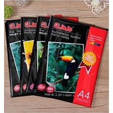 Mahi Max 4 Paket Fotoğraf Kağıdı, A4 210X297MM, 180 Gram, Jojo Baskı Kağıdı, Çift Taraflı Baskı 20'li
