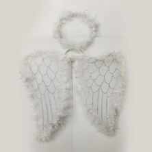 Tuncel Store Melek Kanadı ve Tacı Beyaz Renk