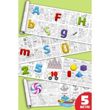 Yaz Mevsimi Yaz Aktiviteleri Dev Boyama Kağıdı Boyama Rulosu Büyük Boy 5 Metre