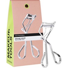 Sephora Eyelash Curler - Kirpik Kıvırıcısı, 2 Yedek Silikon, Ergonomik Paslanmaz Çelik, Profesyonel Etki
