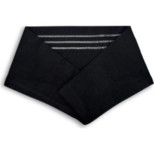 Kaymayan Silikonlu Bandana Bone Siyah - Kadın Tesettür Dikişsiz Kaymaz Geçme - Sportif Saç Bandı
