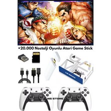 Ns Store Ps5 Tarzı 20.000 Oyunlu Game Stick | Çift Kollu Nostalji Atari Konsolu Retro Game