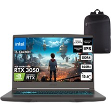 MSI Msı Thin 15 I5-13420H 48GB 512 GB RTX3050(4GB-GDDR6-45W) 15.6" Fhd Windows 11 Pro + Hmf Sırt Çantası B13UC-3074XTRHMF39