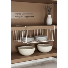 Orvila Dolap Düzenleyici Kanguru Organizer - Asılabilir Havlupan Düzenleyici Banyo Mutfak Düzenleyici