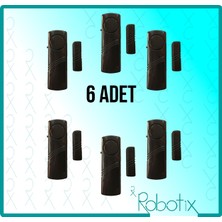 Robotix RB-4444S Siyah Kapı Pencere Alarmı 6 adet