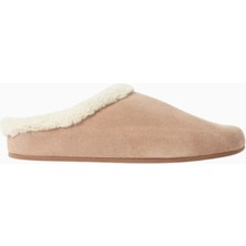 Jeffrey Campbell Kadın Süet ve Shearling Astarlı Sabo Terlik, Rahat Günlük Tasarım