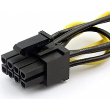 4327 2x Sata To 8 Pin (6+2) Pci-E Güç Molex Power Kablosu Çevirici Dönüştürücü
