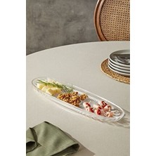 Glamis Selen Concept Damla Model El Yapımı Cam Kayık Tabak