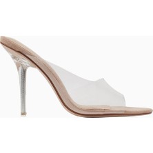Barely There 100 Şeffaf Pvc Terlik, Minimalist ve Lüks Vegan Tasarım