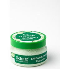 Schatz Salatalık Özlü Antioksidan Yüz ve Vücut Scrub 300 Ml Tüm Cilt Tipleri İçin Etkili Temizleyici