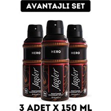 Jagler Hero Erkek Deodorant ( 3 Adet x 150 ml )