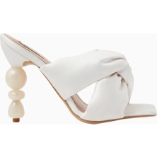 Camelia 100, Inci Detaylı Lüks Saten Mule