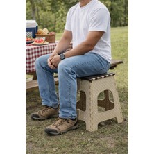 Ceyceey Pratik Katlanabilir Tabure - Katlanır Kamp Tabure - Piknik Tabure - Balıkçı Tabure