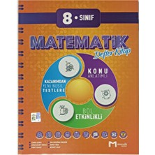 Mozaik Yayınları 8. Sınıf Matematik Defter Kitap LGS Sınavı İçin Konu Anlatımlı