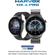 Watch Hx-4 Pro Harvox Akıllı Saat Iphone ve Android Tüm Telefonlara Uyumlu