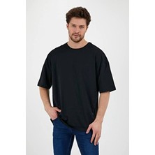 DAXİS Sportwear Company Unisex Oversize T-Shirt - Bisiklet Yaka Tişört