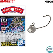 Magbite Ajikiller Feel Jighead #10 1.5gr (5 Adet)