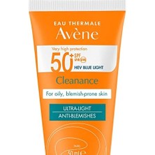Cleanance SPF50+ Yağlı ve Akneye Eğilimli Ciltler Için Yüksek Korumalı Güneş Kremi 50 ml