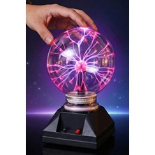 Büyük Boy Sihirli Küre Tesla Plazma Lambası – Dokunmatik Elektrik Plazma Küresi