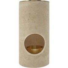 Montroi Traverten Mermer Oil Burner, El Yapımı Lüks Koku Aparatı
