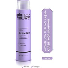 mixmellow Turunculaşma Karşıtı Mor Şampuan 380 ml Keratin ve Kolajen İçeren Etkili Formül