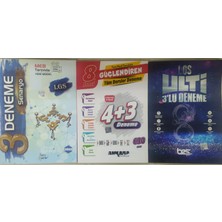 Eser Bes Yayınları 8. Sınıf Ulti 3 Lü Deneme+Ankara Yayınları 4+3  Deneme+Seneryo   3 Lü Deneme
