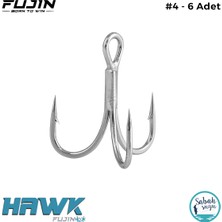 Fujin Hawk Super Anti Rust Üçlü Iğne #4 (6 Adet)