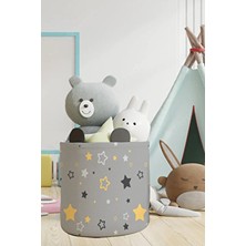 Talia Home Yıldızlar Desenli Renkli Keçe Çocuk ve Bebek Odası Düzenleyici 35 x 45 cm